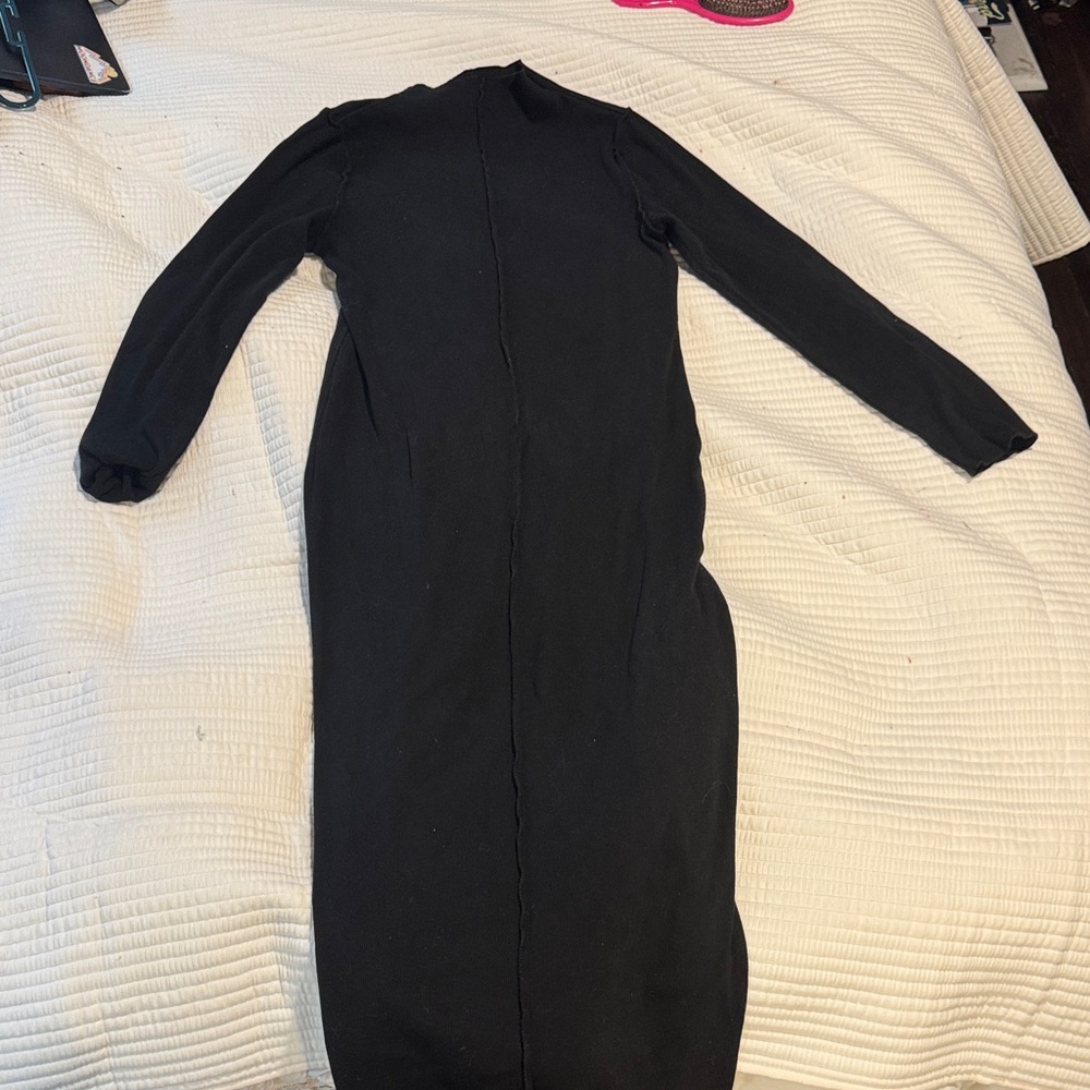 T.La Black Long Sleeve Dress